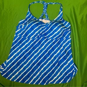 Swimsuits For All Bold blue Swim dress (top only)